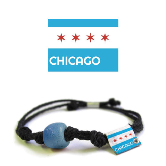 Chicago, Illinois Sand Bead Bracelet by Earth Bands