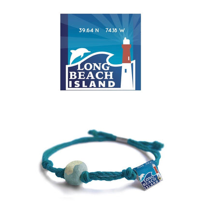 Long Beach Island, New Jersey Sand Bead Bracelet by Earth Bands