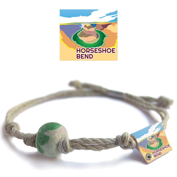 Horseshoe Bend, Arizona Sand Bead Bracelet by Earth Bands