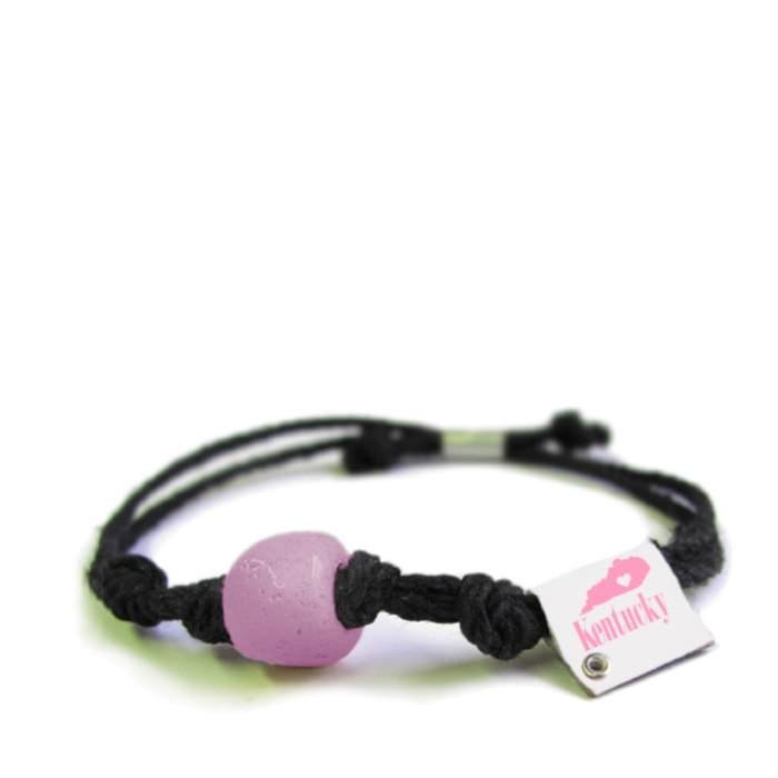 Kentucky Pink Sand Bead Bracelet by Earth Bands — view 8