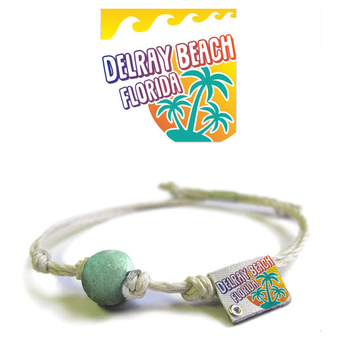 Delray Beach Florida Sand Bead Bracelet by Earth Bands
