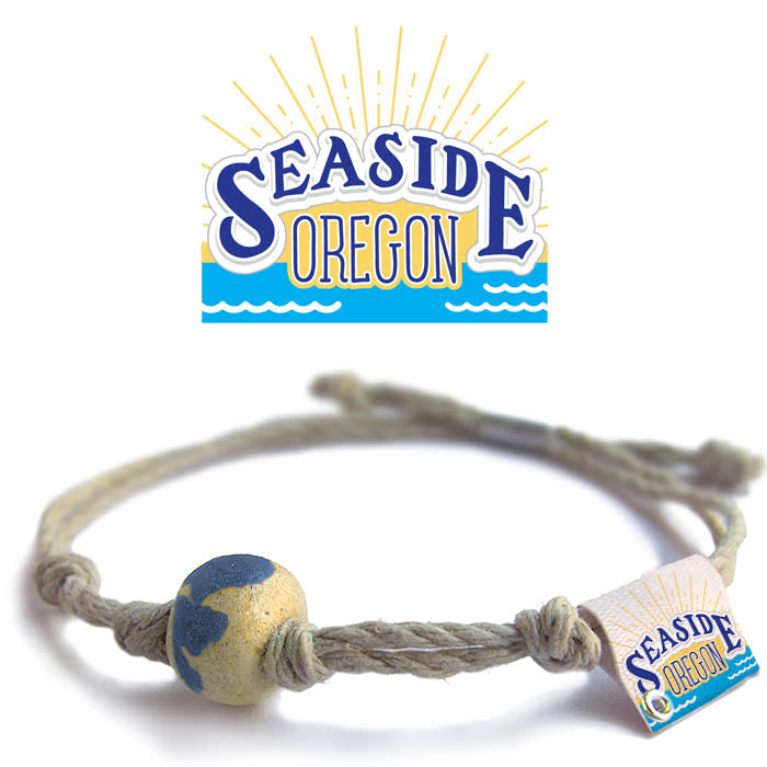 Seaside, Oregon Sand Bead Bracelet by Earth Bands