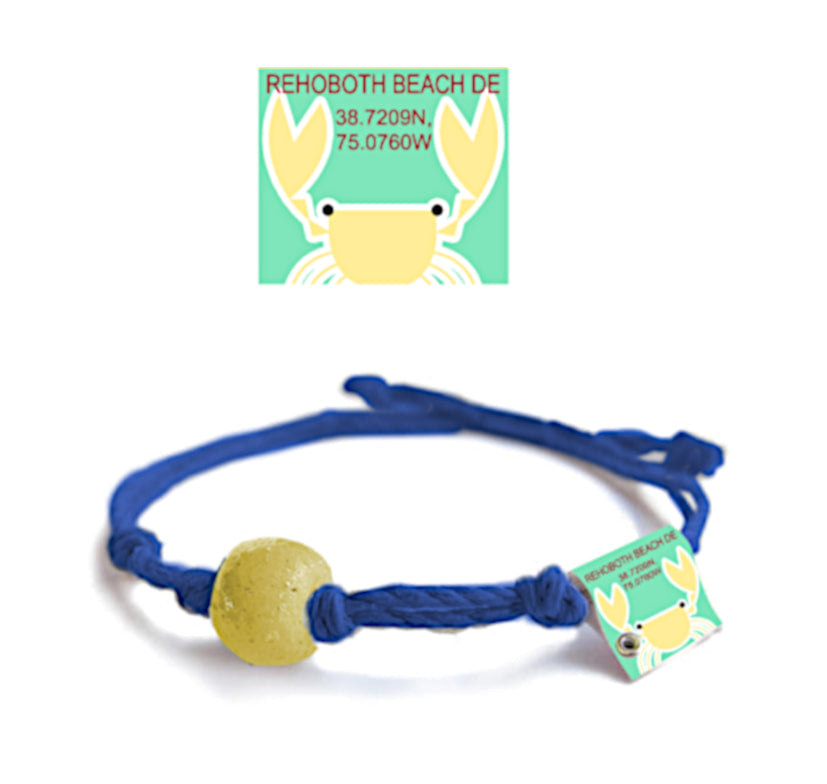 Rehoboth Beach Delaware Sand Bead Bracelet by Earth Bands