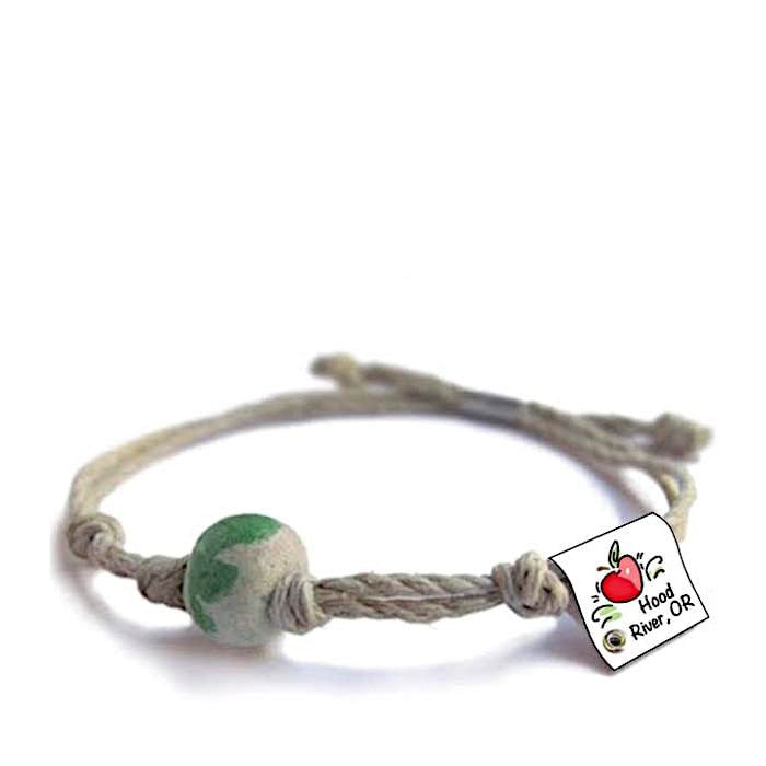 Hood River, Oregon Sand Bead Bracelet by Earth Bands — view 7
