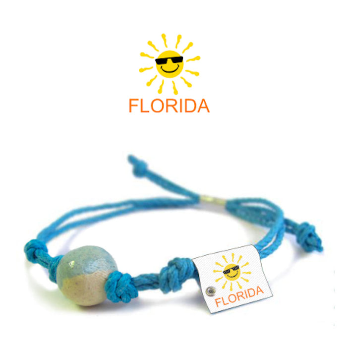 Florida State Sand Bead Bracelet by Earth Bands