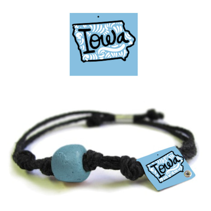 Iowa Sand Bead Bracelet by Earth Bands