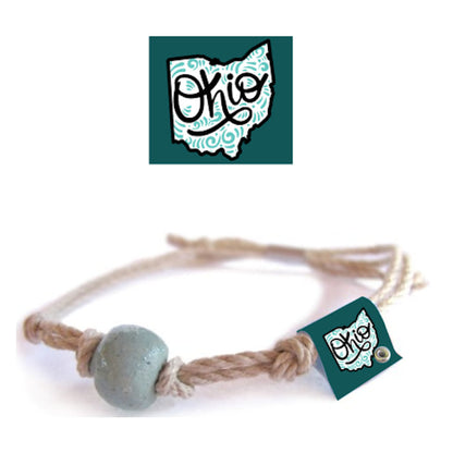 Ohio River Sand Bead Bracelet by Earth Bands