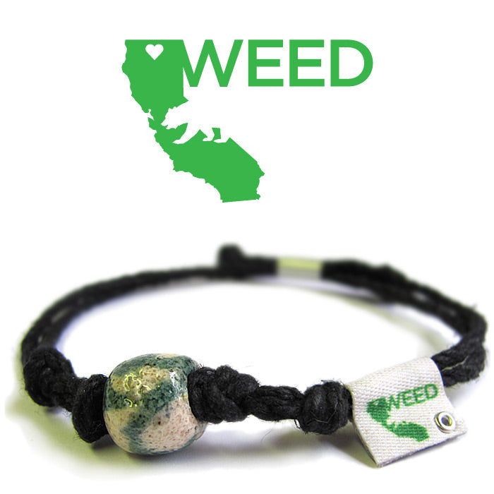Weed, California Sand Bead Bracelet by Earth Bands