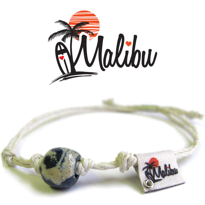 Malibu, California Sand Bead Bracelet by Earth Bands