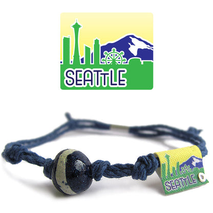 Seattle Washington Sand Bead Bracelet by Earth Bands