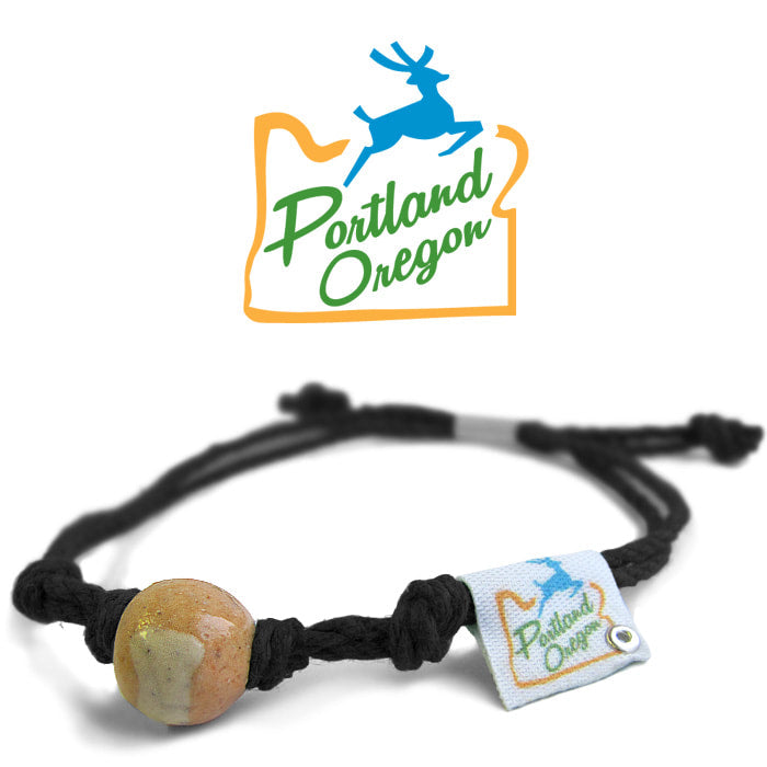 Portland Oregon Sand Bead Bracelet by Earth Bands