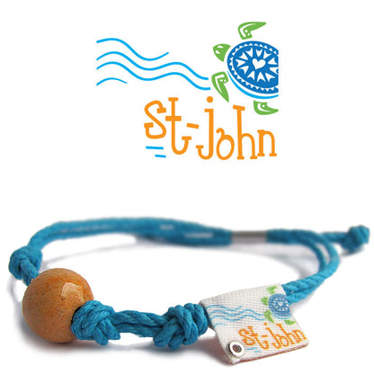 St. John, Virgin Islands Sand Bead Bracelet by Earth Bands