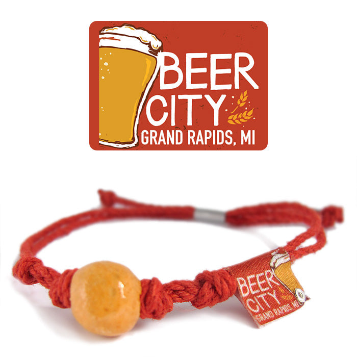 Grand Rapids, Michigan Sand Bead Bracelet by Earth Bands