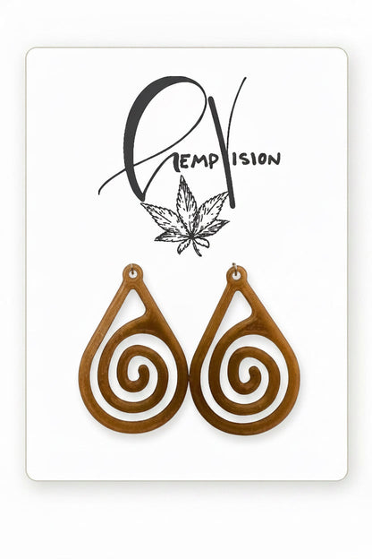 Air Earrings — hemp bioplastic