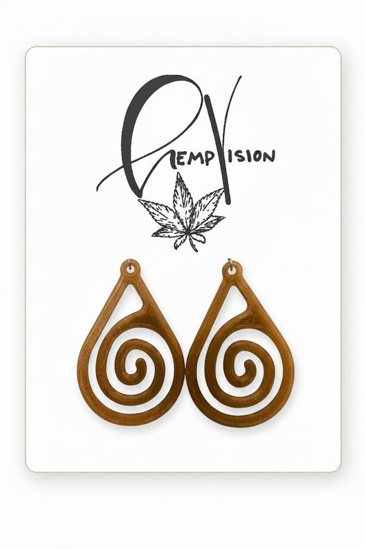 Air Earrings — hemp bioplastic