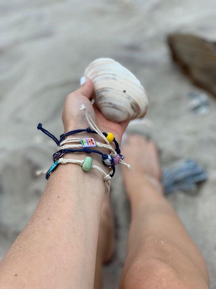 Homer Spit, Alaska Sand Bead Bracelet by Earth Bands — view 4
