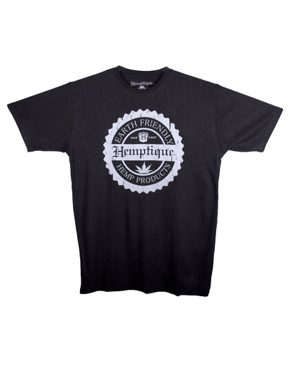 Hemp T-Shirt - Hemptique Crest Design