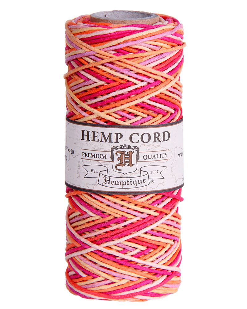 #20 (1mm) Hemp Cord Spools Variegated