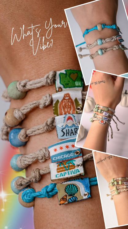 Ventura, California Sand Bead Bracelet by Earth Bands — view 4