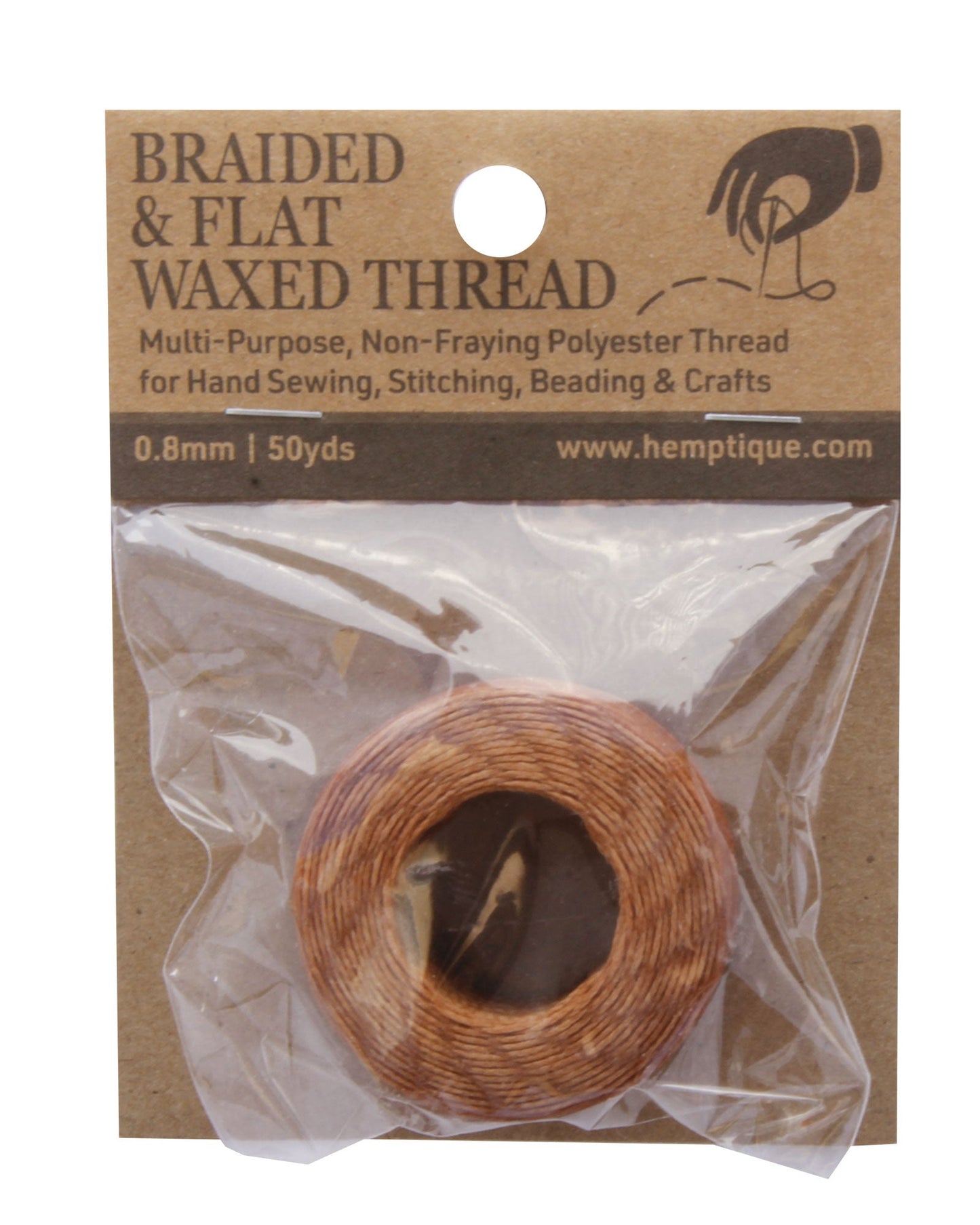 0.8mm Braided & Flat Waxed Thread