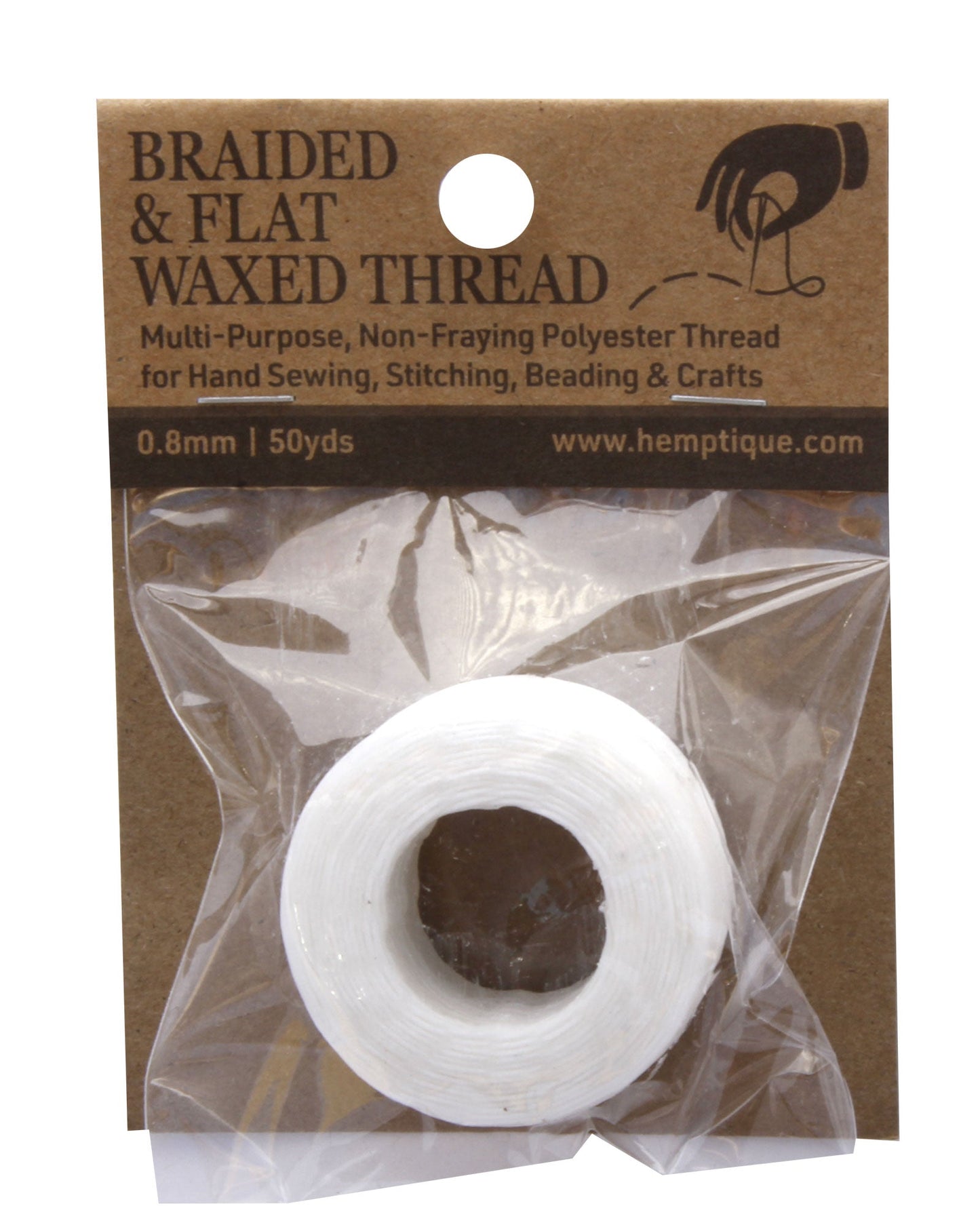 0.8mm Braided & Flat Waxed Thread