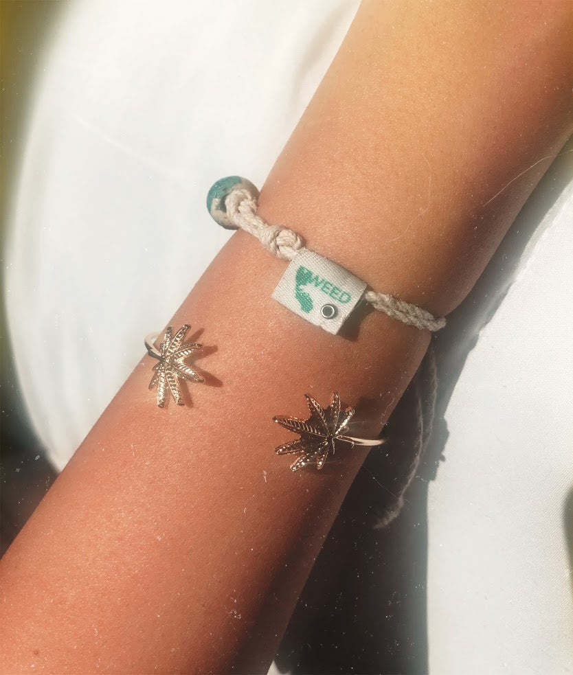 Weed, California Sand Bead Bracelet by Earth Bands — view 2