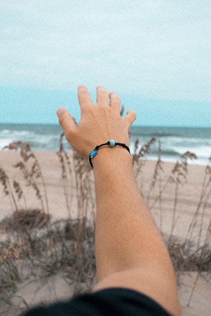 Yachats, Oregon Sand Bead Bracelet by Earth Bands — view 3