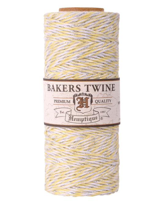 Cotton Bakers Twine 2-ply Spools Metallic