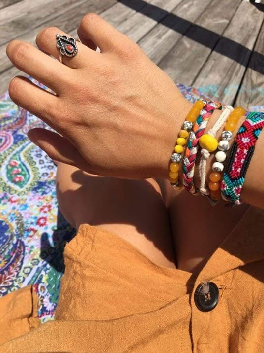 Grand Bend Canada Sand Bead Bracelet by Earth Bands — view 3