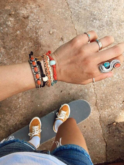 Pensacola Florida Sand Bead Bracelet by Earth Bands — view 4